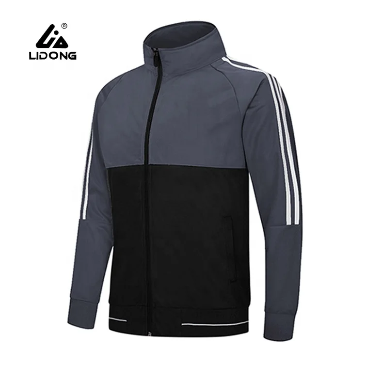 

Latest Customized Design Men Tracksuit/ Men Sweatsuit/ Custom made Men Jogging Suit Plus Size Jackets, Dark gray/light gray, black/dark gray,red/blue,blue/white/customized