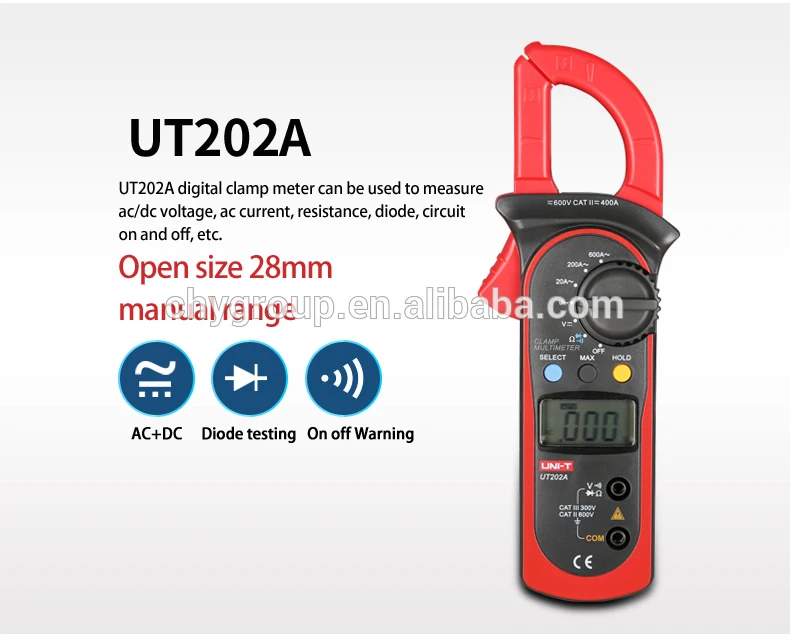 UNI-T UT202 digital clamp meter digital