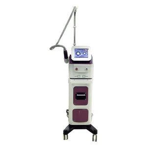 P2 portable picosecond laser q switched nd yag laser tattoo removal machine with fractional laser head for skin tightening 2
