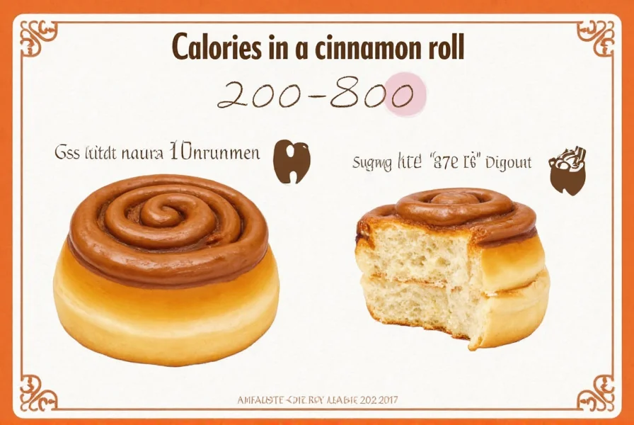 calories in a cinnamon roll