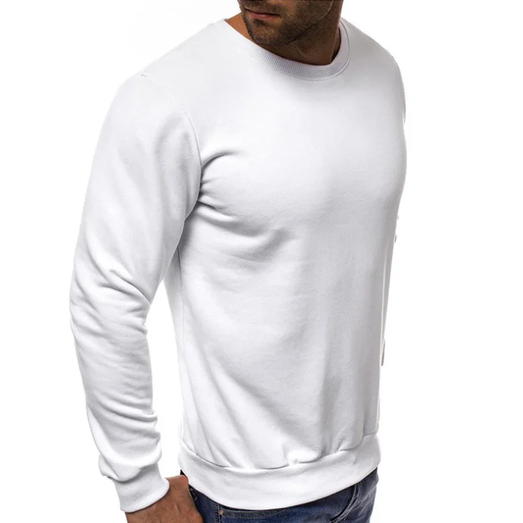 OEM Custom cheap mens blank long sleeve t shirt