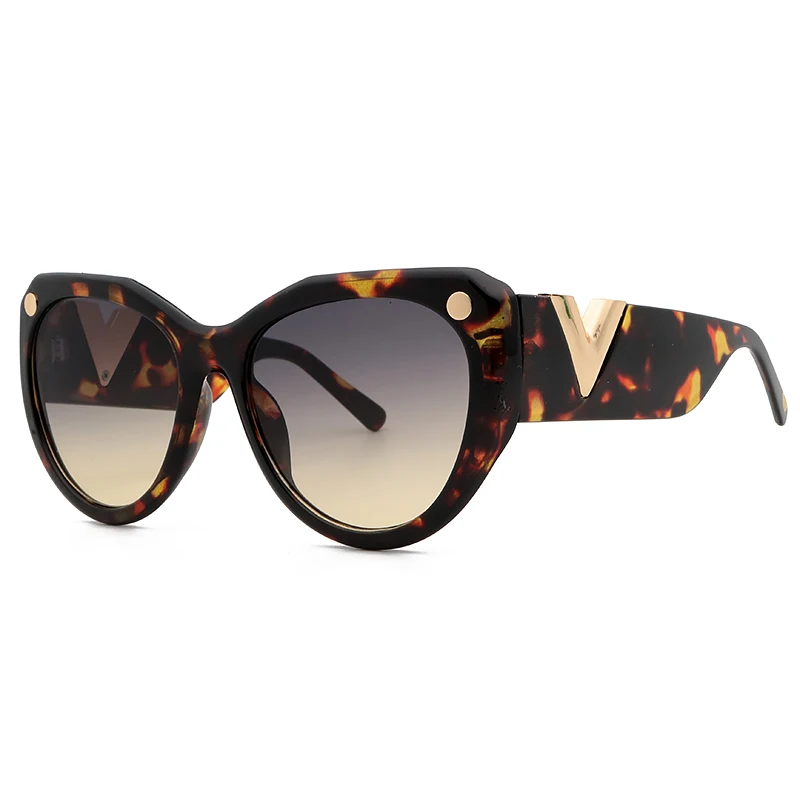 

2021 Hot Sale Luxury Brand Designer vintage cat eye square woman sunglasses Fashion sunglasses gafas de sol Z1364E