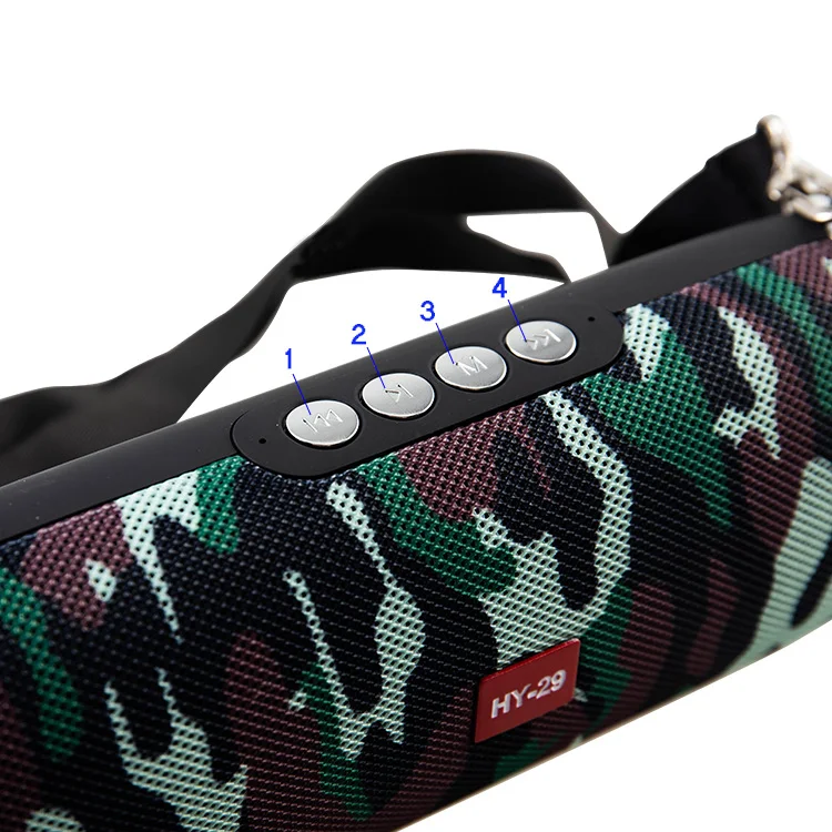 Kinter HY-29 Portable Speaker Wireless MP3 Player Support TF USB Input FM Radio 5W 2 Channel with Audio Line - ANKUX.COM