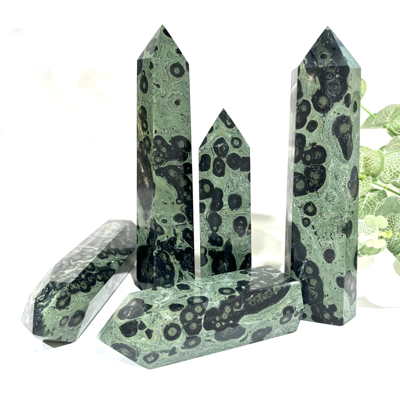 

Factory Price Crystal Point Natural Kambaba Point Tower For Decoration