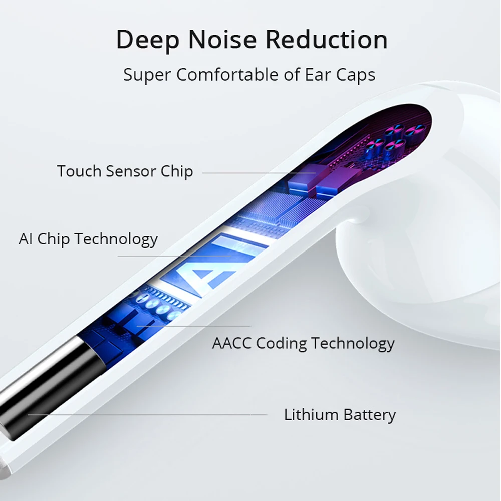 I80 Tws Earphone I100 Tws P-o-p U-p + Touch Control + Wireless Charge