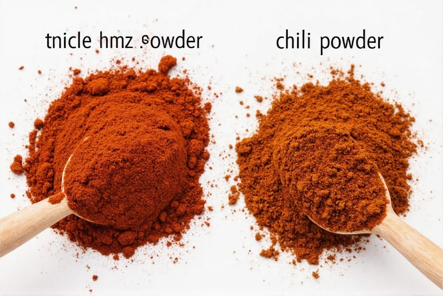 Bottles of La Costeña and Goya ancho chile powder