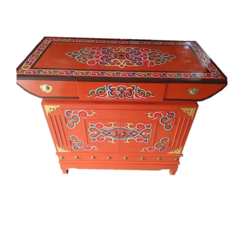 

Hand-painted Red Table
