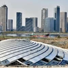 Lightweight ETFE foil roof for renovated stadium