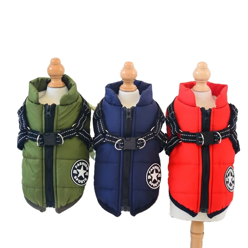 

Designer Fashion Winter Cotton Waterproof Windproof Dog Coat, Red, black, green, blue, purple