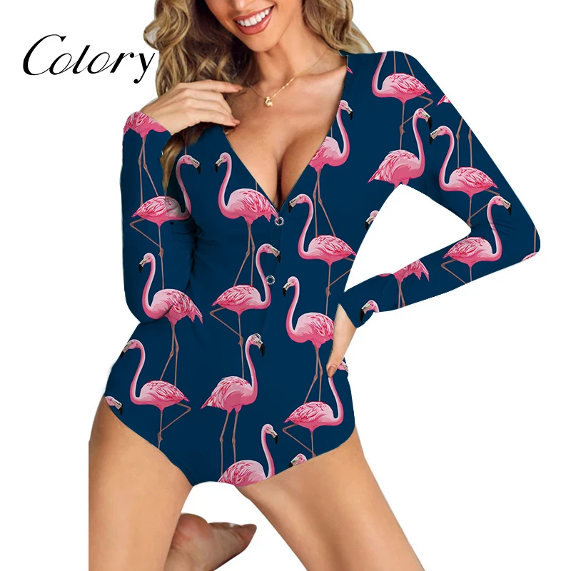 

Colory 2020 Jumpsuit Women Winter Sexy Custom Logo Bodycon Pajamas, Customized color