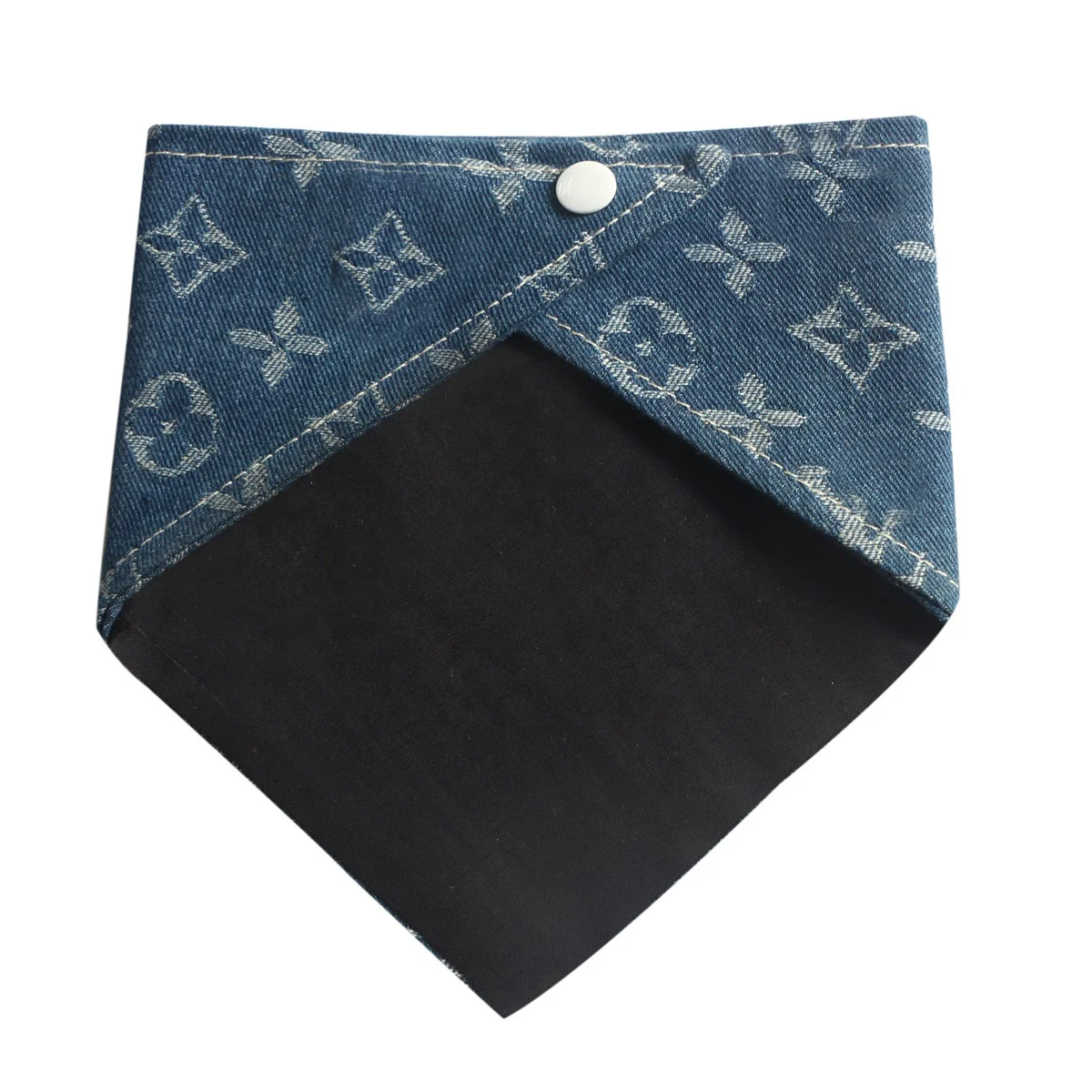 

Factory Price Custom Logo Happy Birthday Pet Plain Cotton Bandana For Medium Size Dog, As picture