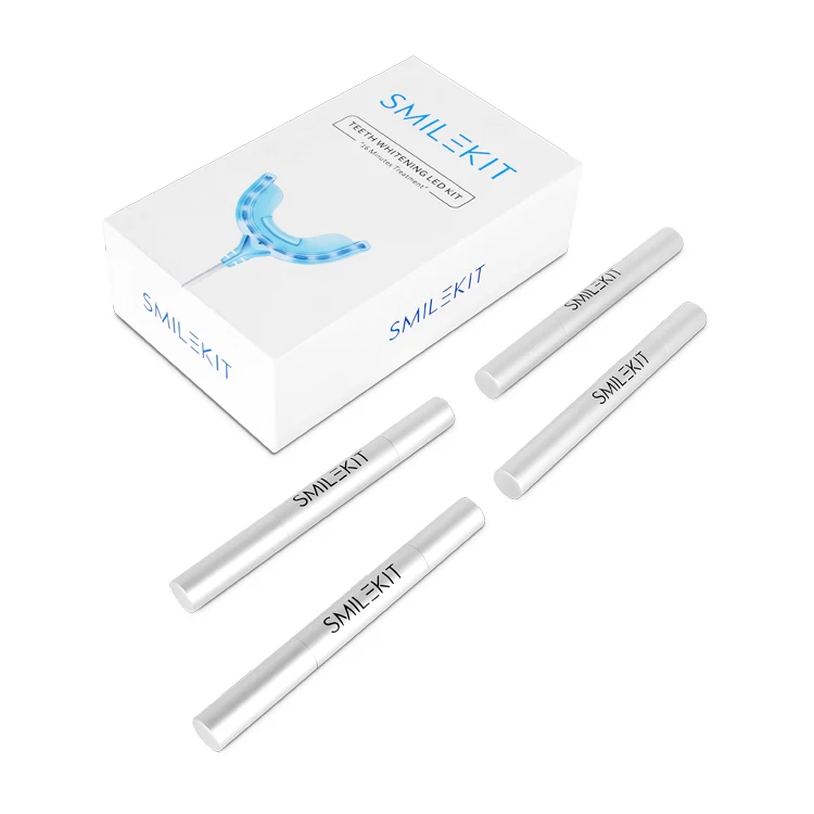 

smilekit Usb connect hp / cp / non peroxide Wholesale pen instant teeth whitening kit, Blue white