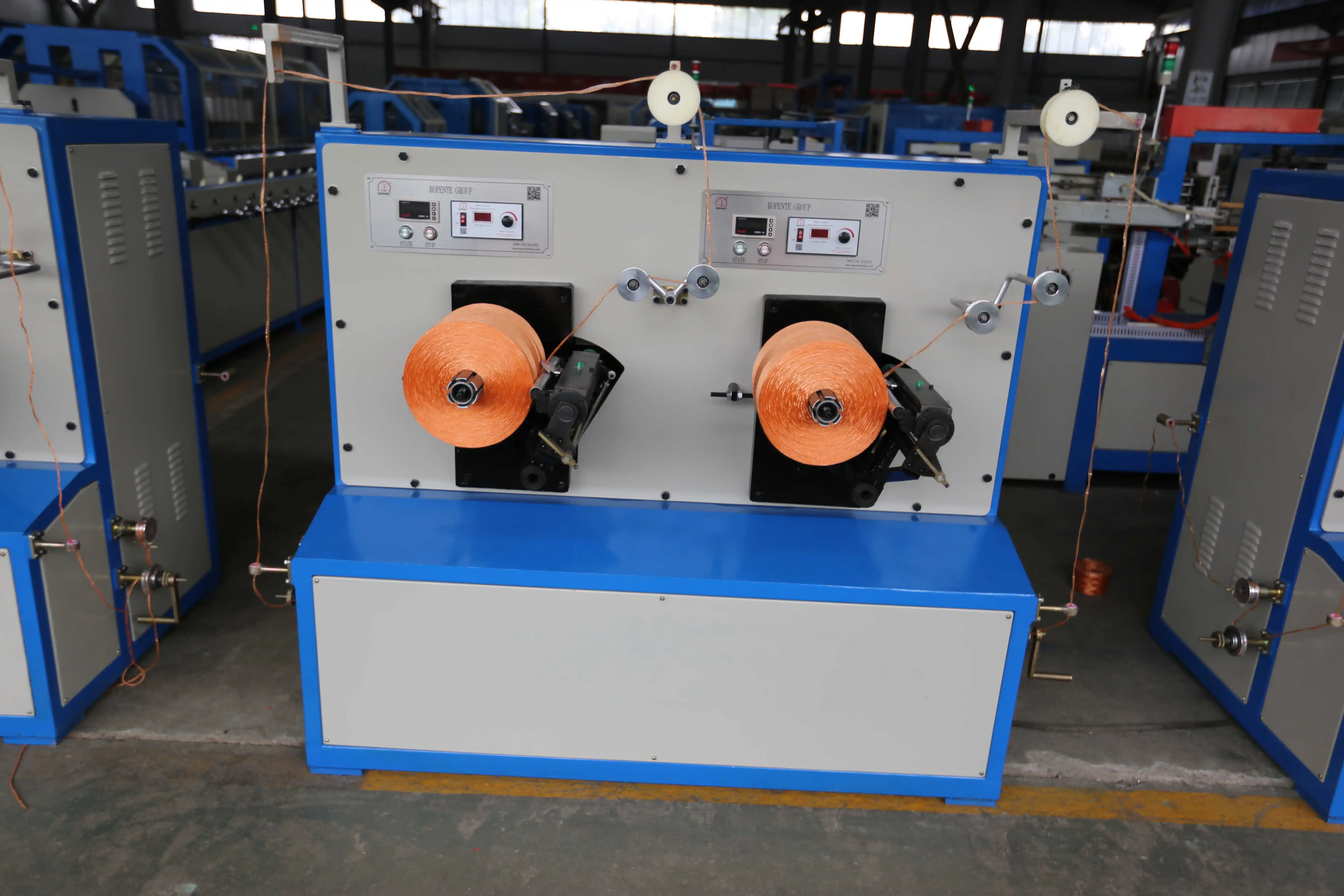 Bobbin Thread Spool Winding Machine For Pp Baler Wool Yarn