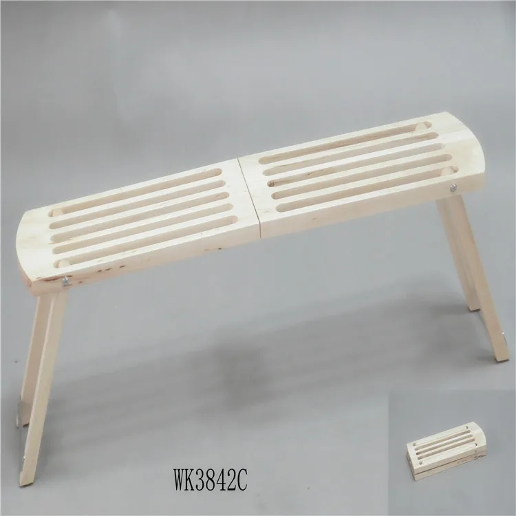 wood long stool chair