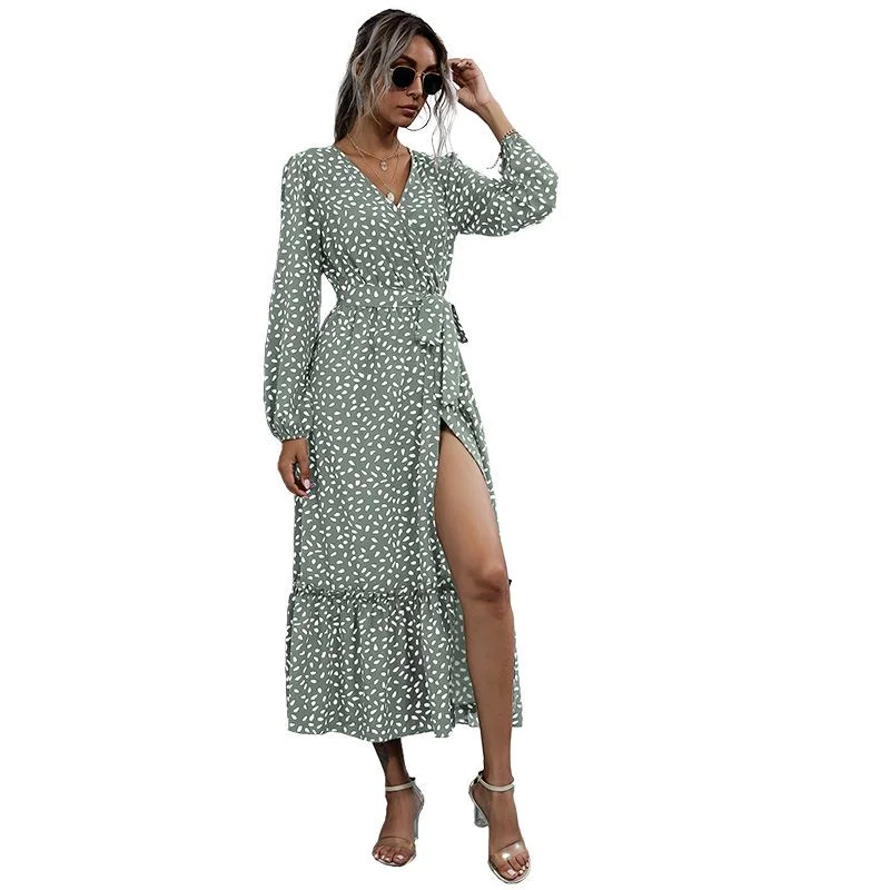 

Spring 2021 Normal Dresses Of Long Sleeve Bodycon Skirts With Tidal Current Boho Women Clothing