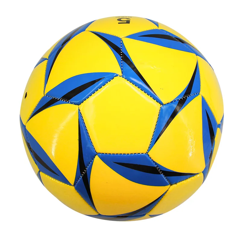 

Outdoor exercising match quality customized soccer ball pvc ball soccer, White yellow