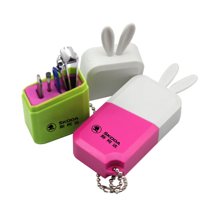 

Cute Rabbit Manicure Set 0805026 MOQ 100PCS One Year Quality Warranty