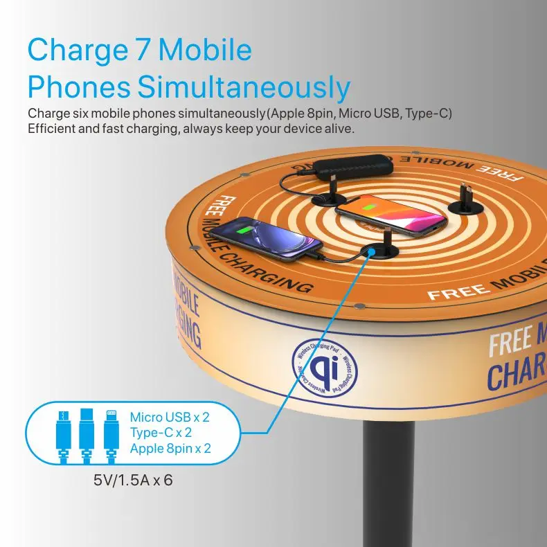 Charging table