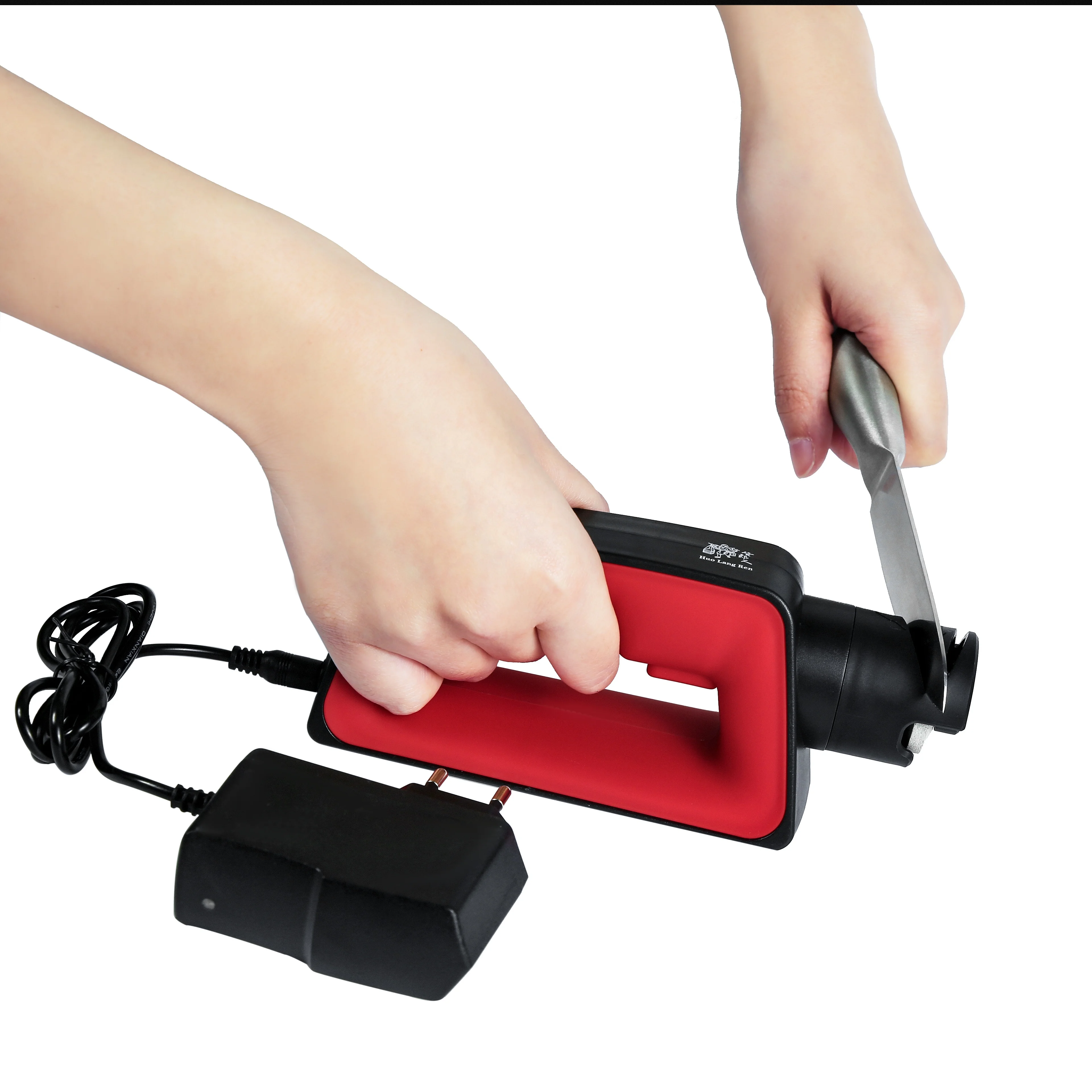 Amazon motorized professional mini auto scissor 3 in 1 multifunctional kitchen electric knife sharpener, Any