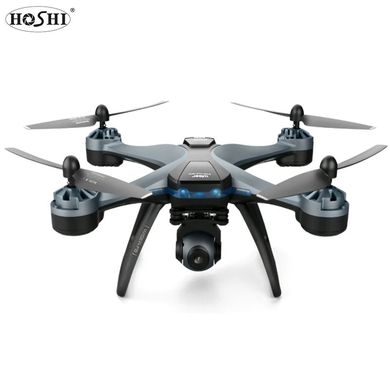 

2021 New HOSHI F5 RC Quadcopter Drones WiFi FPV ESC GPS Hold Foldable Arm-Wide Angle HD 4K Dual Camera Altitude Mode For Toy, Black