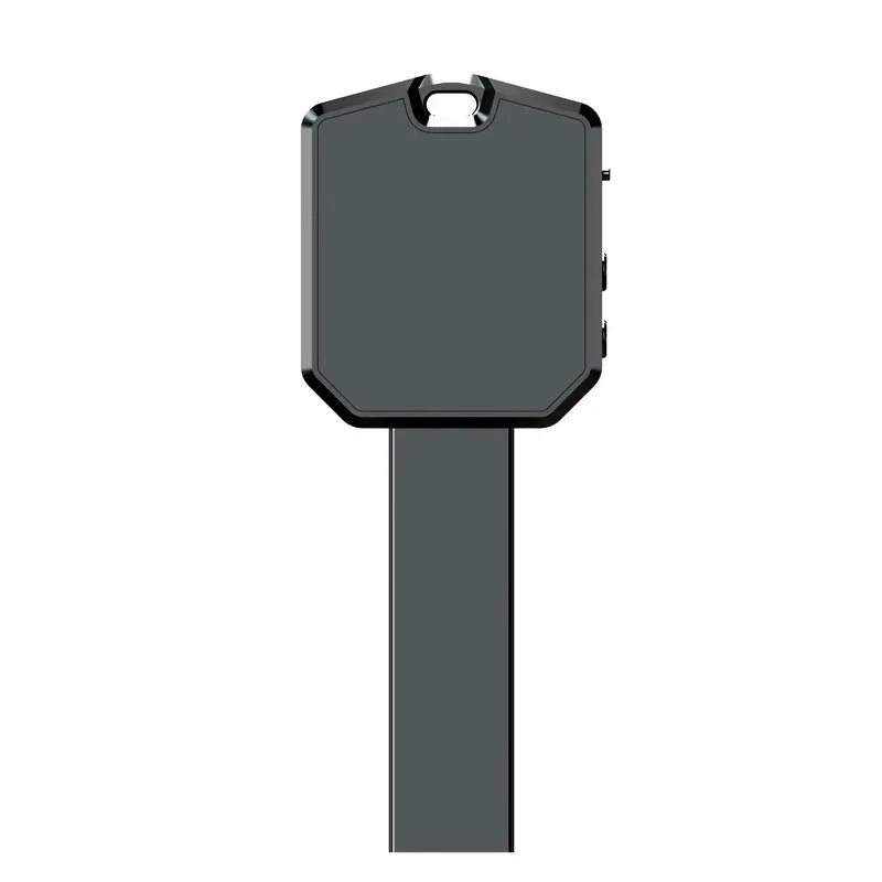 

Black V7 Easy Operation with Lanyard Hole Dictaphone Recording Mini Key Audio Recorder MP3 Player Keychain Digital Voice Recorde