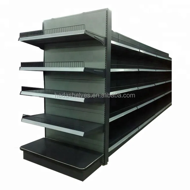 
China heda metallic supermarket shelf equipment supermarket rack gondola shelves 