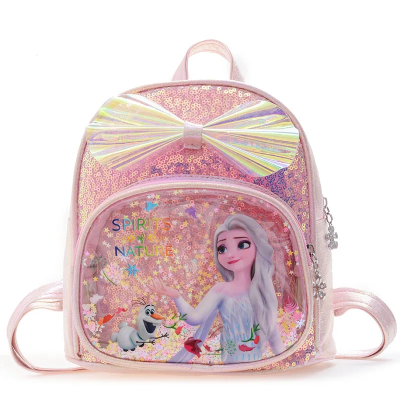 

New 2-5 Years Old Children's Sequin Backpack Kindergarten School Bag Cute Girl Bag, Customized color