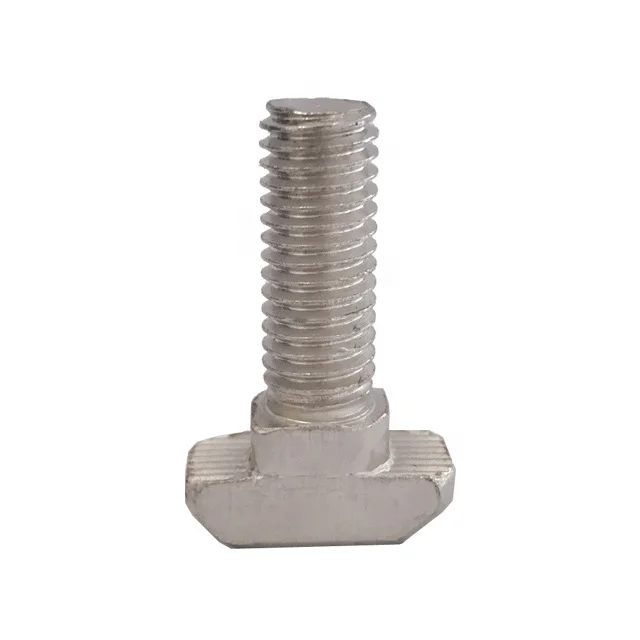 
M8*20/25/30/35/40 Hammer Head T Bolt Screws For Aluminum Profiles 4545 