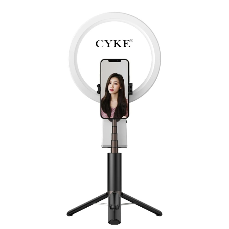 

CYKE AB202 Phantom All-In-One Mobile Phone Selfie Stick Desktop Live Broadcast Bracket Fill Light Tripod