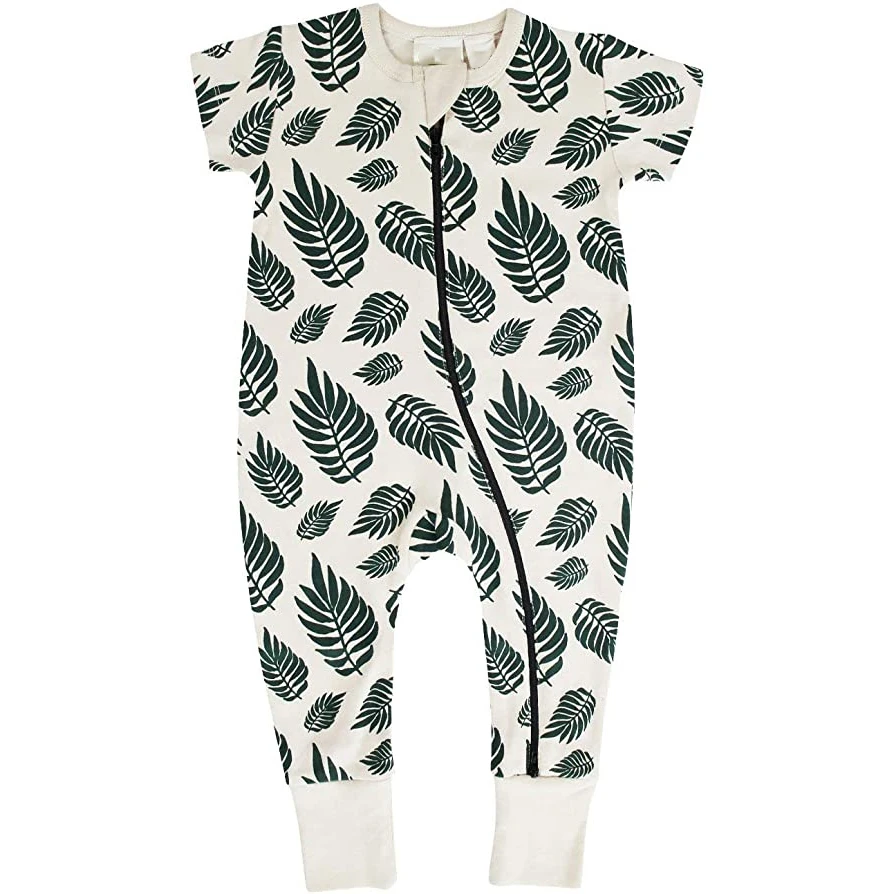 

Newborn Baby Cotton Footies Baby Rompers 2-Way Jumpsuit For Boy Romper Boys Printed Sleeper Pajamas