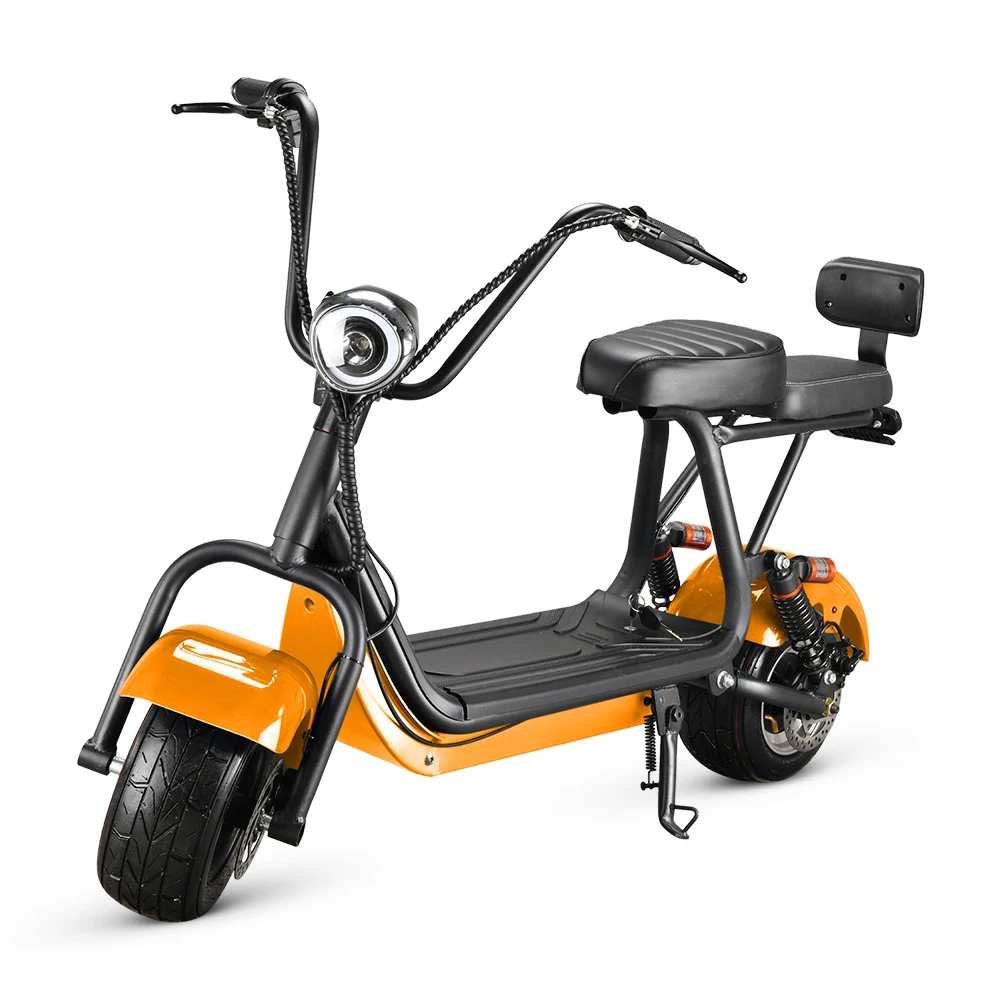 

electric mini citycoco powerful 1500w 12ah/20ah battery electric scooter adult two wheels CE approved citycoco scooter 35-40km/h