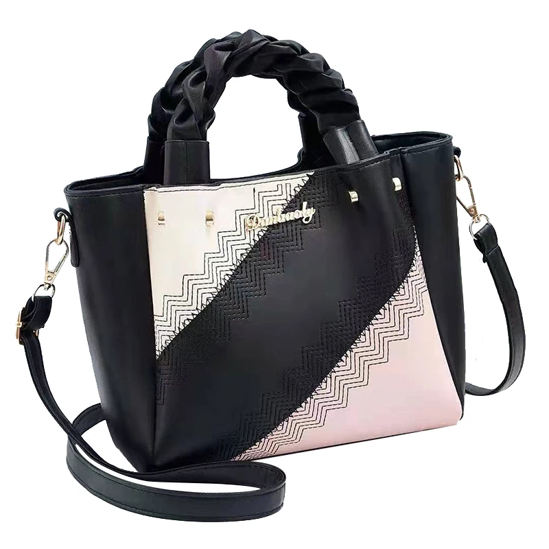 

DL186 25 Fashion exquisite women bags Geometric handbags ladies shoulder bags wholesale women hand bags, Black....