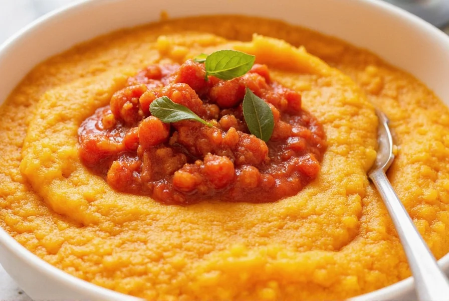 Essential pantry items for polenta red sauce