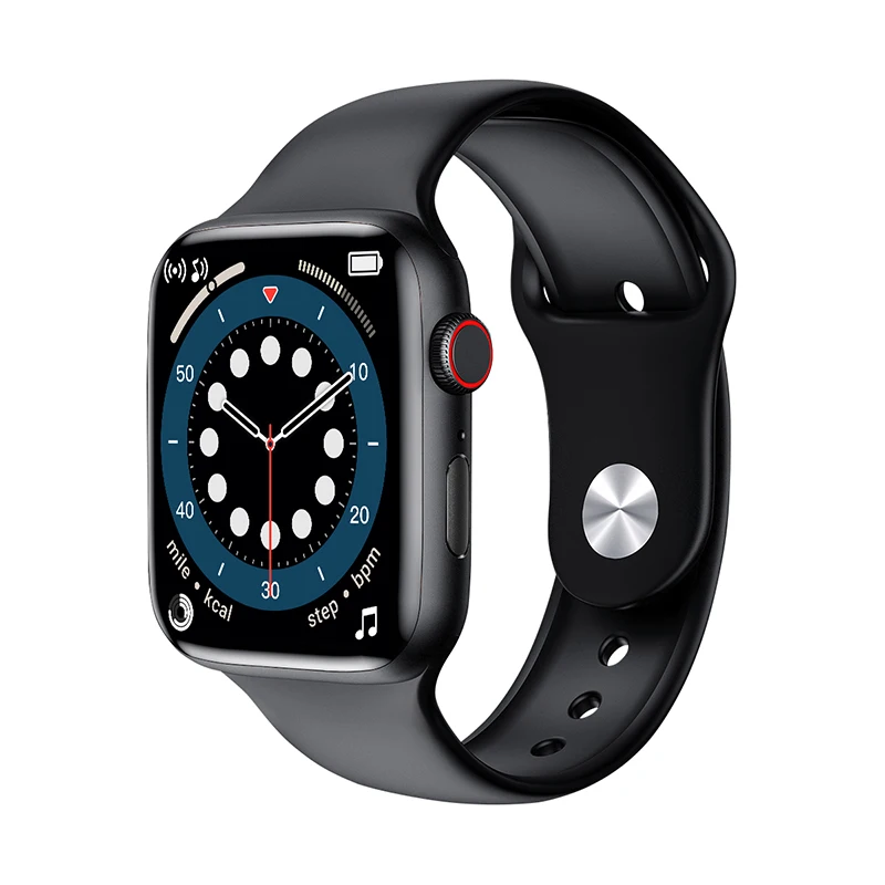 

L156s w26 smart watch 12 reloj inteligente relogio montre smartwatch IWO serie 6 seri w56 fk99 mc72 pro16 x16 Mc57 w66, Black white