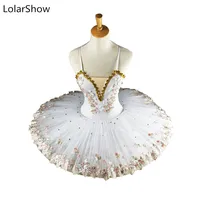 

White Professional Ballet Tutu for Girls/Children Stage Dance Costume Ballet Dress Girls
