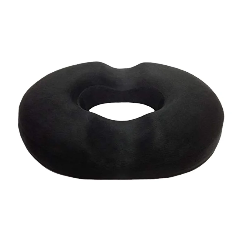 

Donut TAILBONE Pillow Hemorrhoid Cushion Adults Plain Memory Foam Cushion Round Embroidered Cover Removable All-season 1-1.5 Kg