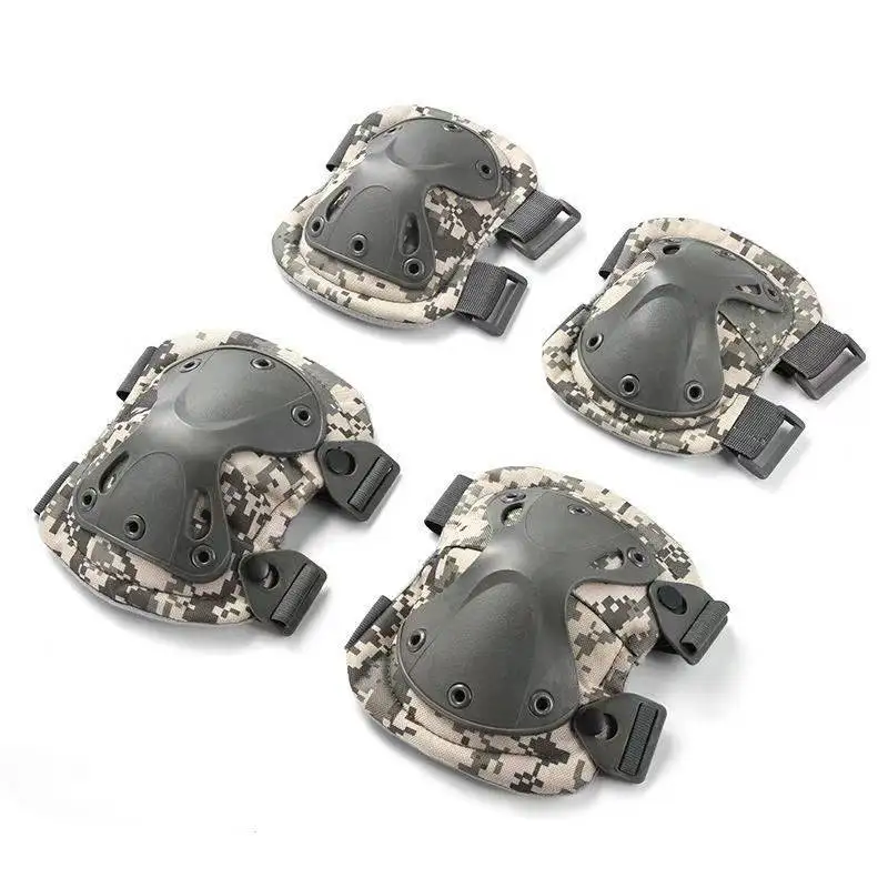 

Outdoor Sports Tactical Combat Hunting CS Paintball Game Skate Military Army Protection Knee Elbow Pads