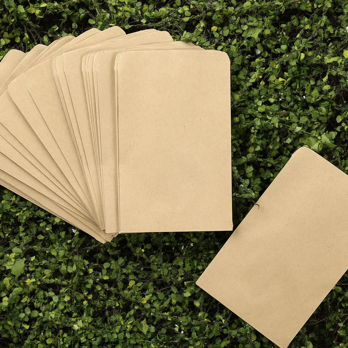 100pcs Kraft Paper Bags Hybrid Seed Corn Farm Pollen Bag Sack 6x10cm 