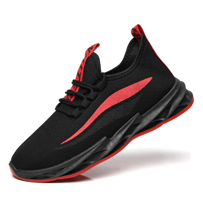 

wholesale custom mesh sport pvc injection blade men cheap rate sport style running shoes, Custom ( black&red)