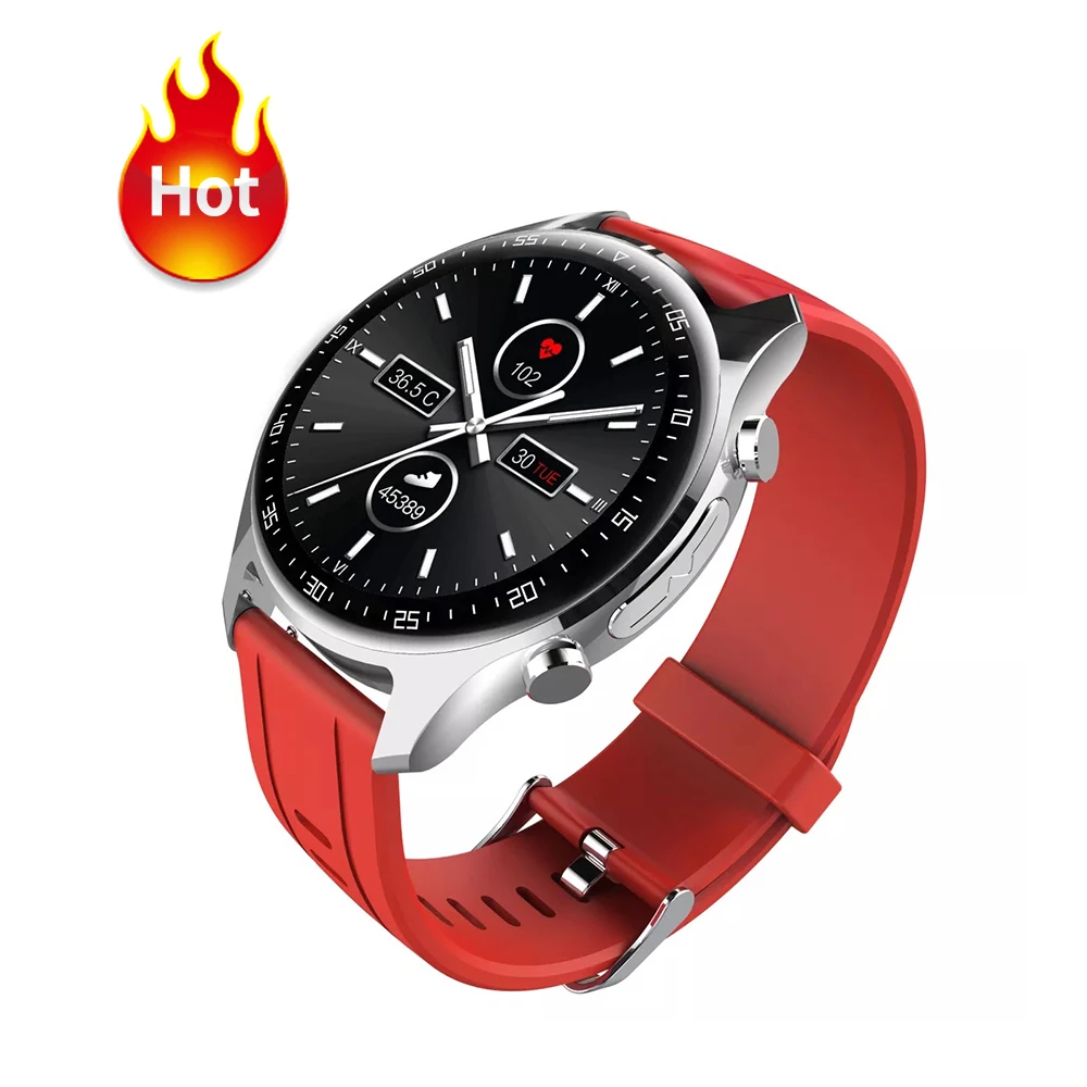 

J-Style 2051E-R all day heart rate spo2 monitoring AMOLED round Full Touch SmartWatch