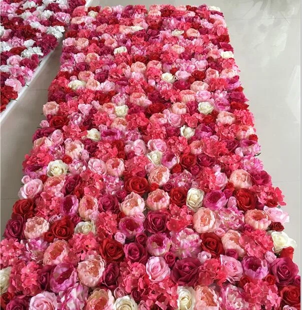 

Customized Artificial Roll Flower Wall