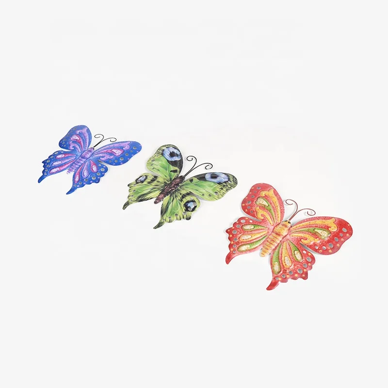 

Time Slow Amazon home metal craft decoration suitable for indoor living room bedroom creative simulation butterfly wall hanging