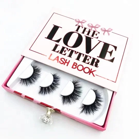 

New 5D mink eyelashes100% real mink strip eyelashes free box 12mm 15mm 16mm 20mm length 5d wispy mink lashese with case, Natural black