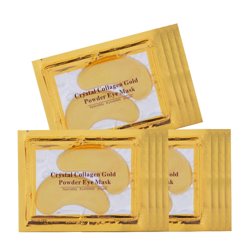 

24K collagen gold eye mask desalinates fine lines to remove eye bags to remove dark circles Production manufacturer, Gold crystal