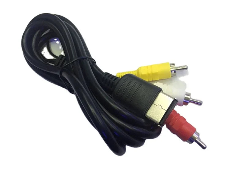 

High Quality 1.8m AV cable video AV cable for Sega Dreamcast, Black