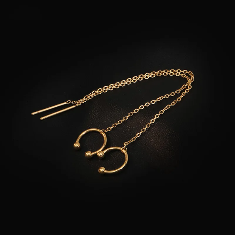 

trendy fashion jewelry dangle earring chains women earings 2020