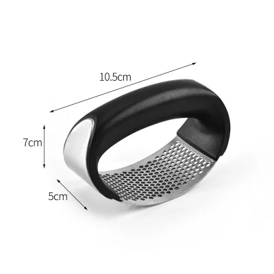 

1 set Stainless Steel Garlic Press Manual Garlic Mincer Chopping Garlic Tools Curve Fruit Vegetable Tools Kitchen Gadgets