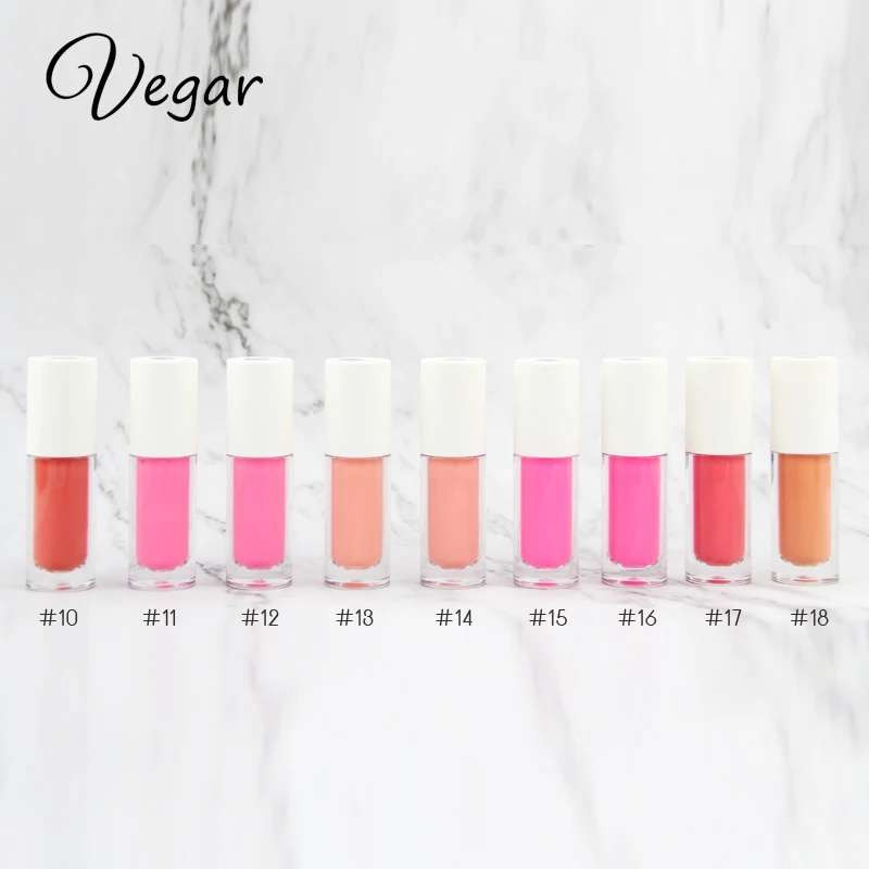 

Bulk face makeup various color no logo liquid blush, Customized