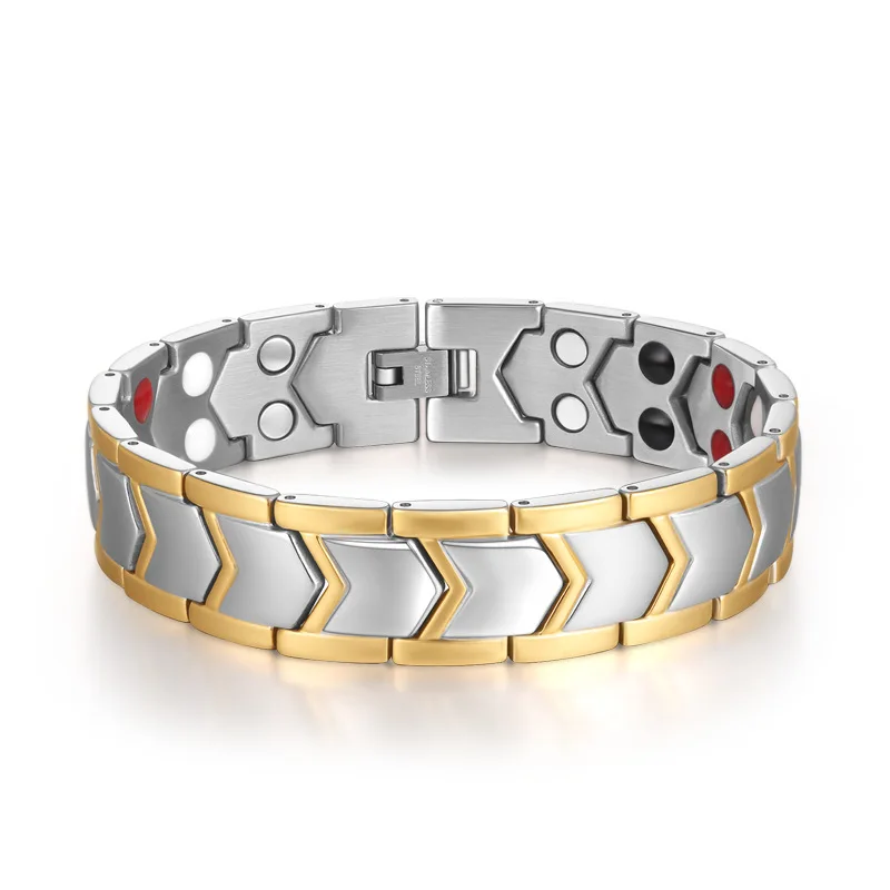 Titanium 4 Elements Magnetic Therapy Health Bracelet - Buy Health ...