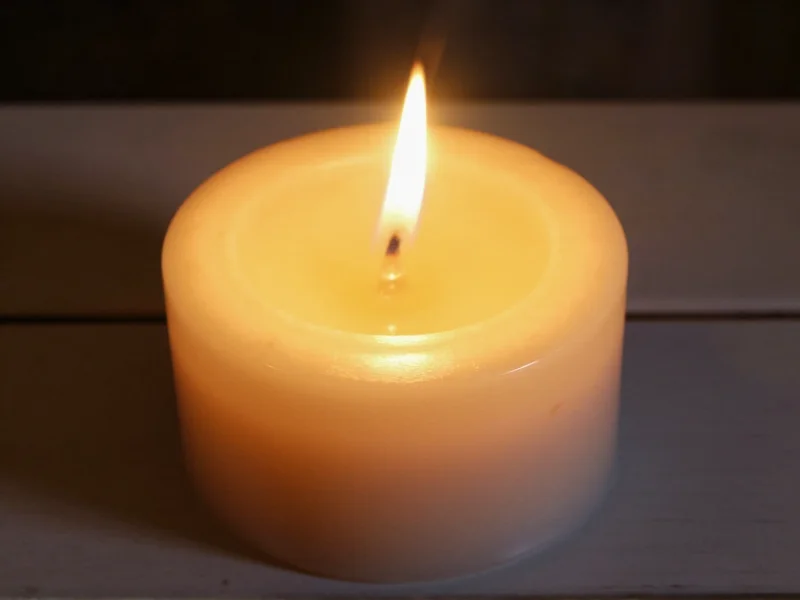 homemade candle
